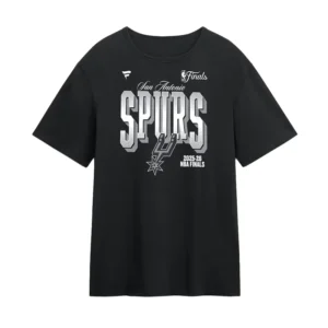 San Antonio Spurs Fanatics Black 2026 NBA Finals T-Shirt