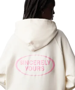 Alternative view of Sincerely Yours Cream Hoodie