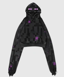 Alternative view of Very Cool x Minecraft Merch Enderman Hoodie