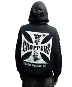 Alternative view of West Coast Choppers Hoodie
