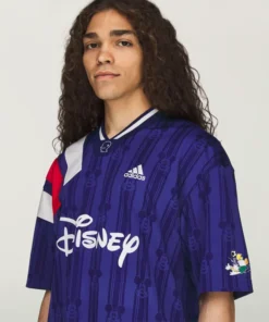 ADIDAS BRAIN DEAD DISNEY SOCCER BLUE JERSEY - Image 3