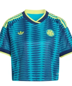Adidas 2026 Colombia Stadium Away Cropped Soccer Jersey