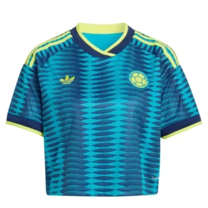 Adidas 2026 Colombia Stadium Away Cropped Soccer Jersey