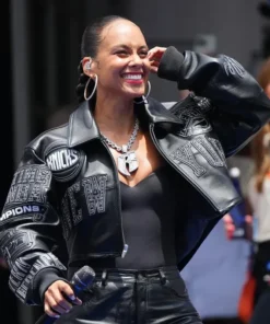Alicia Keys Knicks Victory Parade 2026 Jacket - Image 5