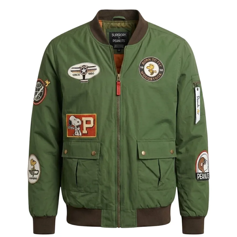 BoxLunch Peanuts Snoopy Flying Ace Bomber Jacket