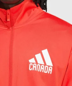FIFA World Cup 2026 Canada Red Track Jacket - Image 4