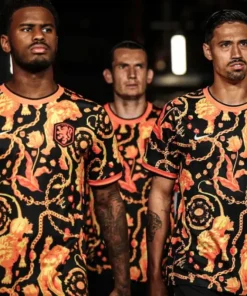 FIFA World Cup 2026 Team Netherlands Printed Jersey - Image 4