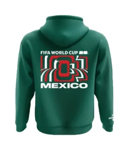 FIFA World Cup Mexico Unisex Puff Green Hoodie