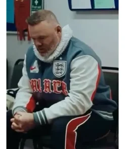 Wayne Rooney World Cup 26 Palace x Nike England Varsity Jacket - Image 4