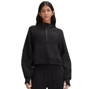 Lululemon Scuba Oversized Half Zip Black Hoodie 2026