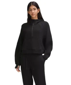 Alternative view of Lululemon Scuba Oversized Half Zip Black Hoodie 2026