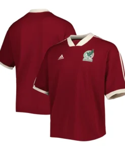 Adidas Burgundy Mexico National Team Icon Jersey