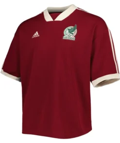 Adidas Burgundy Mexico National Team Icon Jersey - Image 2
