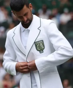 Alternative view of Novak Djokovic’s Wimbledon Blazer