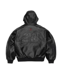 Alternative view of Supreme x Jordan Hooded Leather Jacket