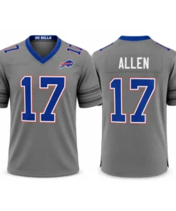 Nike Josh Allen Gray Buffalo Bills Nickel City Vapor F.U.S.E. Jersey