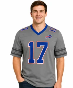 Alternative view of Nike Josh Allen Gray Buffalo Bills Nickel City Vapor F.U.S.E. Jersey