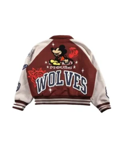 Mickey Mouse Wolves Club Rudy Letterman Jacket - Image 4