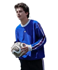 2026 World Cup Final Timothee Chalamet Blue Sweatshirt - Image 3