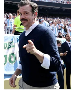 FIFA World Cup Halftime Show Jason Sudeikis Ted Lasso Sweater