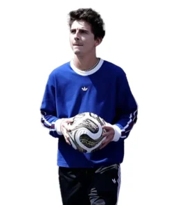 2026 World Cup Final Timothee Chalamet Blue Sweatshirt