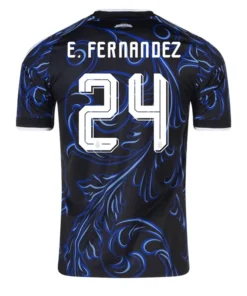 Alternative view of Adidas Argentina Enzo Fernandez Away Stadium Jersey 2026
