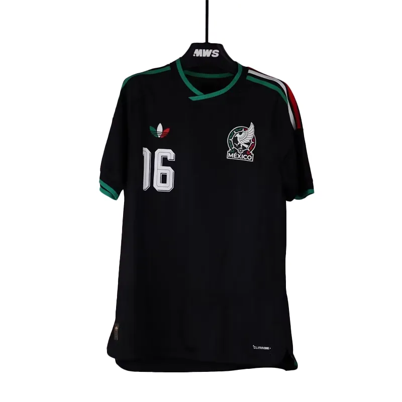 Adidas J. Quinones Mexico Home 2026 Black Jersey