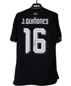 Alternative view of Adidas J. Quinones Mexico Home 2026 Black Jersey