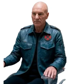 Avengers Doomsday Charles Xavier Leather Jacket - Image 3