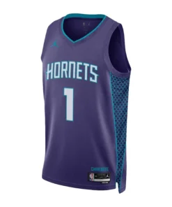Alternative view of LaMelo Ball Hornets Jersey
