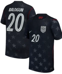 Folarin Balogun USMNT Nike Youth 2026 Away Stadium Jersey