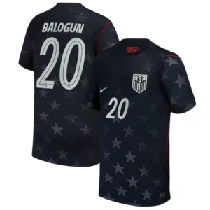 Folarin Balogun USMNT Nike Youth 2026 Away Stadium Jersey