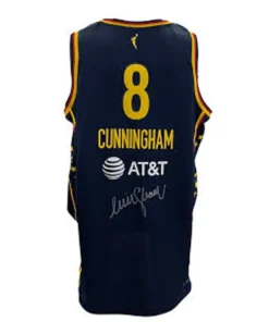 Alternative view of Indiana Fever Sophie Nike Navy Blue Jersey