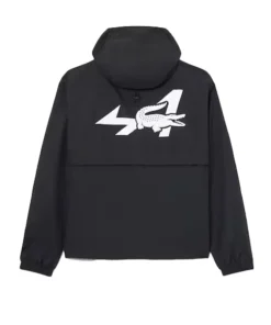 Lacoste x Alpine 2026 Black Zip-Up Hooded Jacket