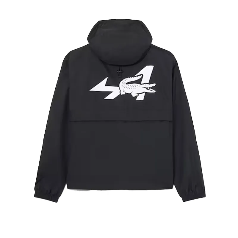 Lacoste x Alpine 2026 Black Zip-Up Hooded Jacket