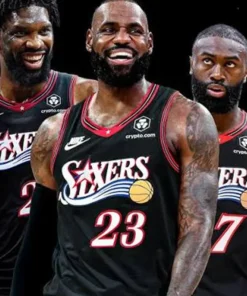 LeBron James Philadelphia 76ers Jersey - Image 3