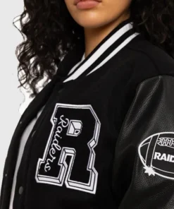 Los Angeles Raiders World Champs Varsity Jacket - Image 3