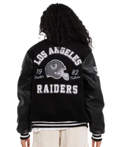 Alternative view of Los Angeles Raiders World Champs Varsity Jacket