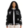 Los Angeles Raiders World Champs Varsity Jacket