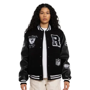 Los Angeles Raiders World Champs Varsity Jacket