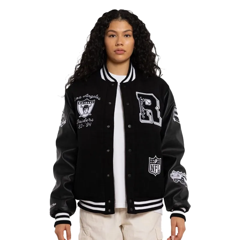 Los Angeles Raiders World Champs Varsity Jacket