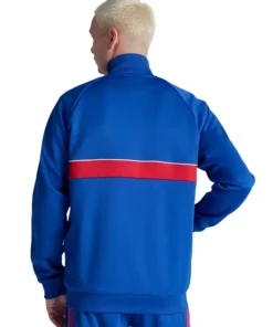 Manchester United x Adidas Blue Track Jacket - Image 4