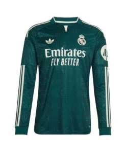 Mens Away Authentic 26/27 Long Sleeve Green Jersey
