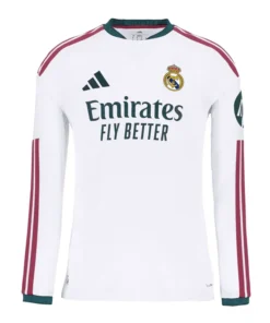 Mens Home Authentic 26/27 White Long Sleeve Jersey