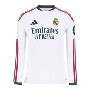 Mens Home Authentic 26/27 White Long Sleeve Jersey
