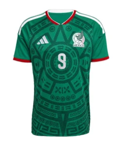 Mexico National Team Raúl Jiménez Adidas Green 2026 Home Jersey - Image 3