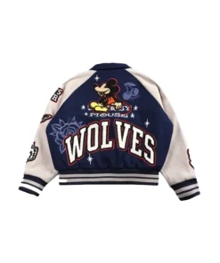 Alternative view of Mickey Mouse Wolves Club Rudy Letterman Jacket