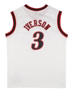 Philadelphia 76ers Mitchell & Ness Home Swingman Allen Iverson Jersey - Image 3