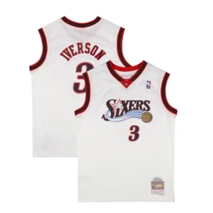 Philadelphia 76ers Mitchell & Ness Home Swingman Allen Iverson Jersey