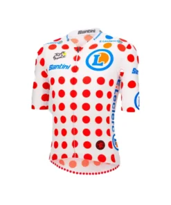 Alternative view of Tour De France Polka Dot Jersey